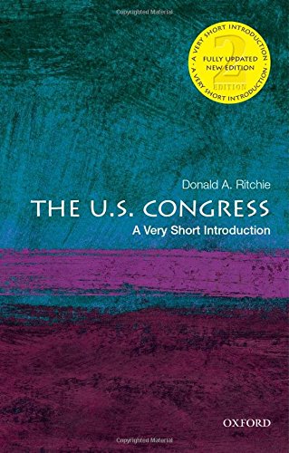 Book cover: "The U.S. Congress" by Donald A. Ritchie, Oxford University Press.