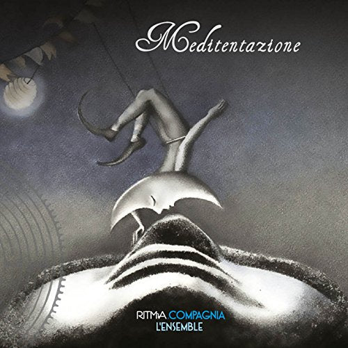 CD cover: surreal illustration of a figure and floating objects.