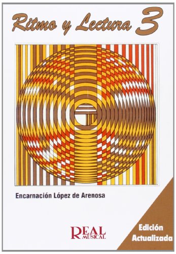 Book cover: "Ritmo Y Lectura, 3" with abstract orange and brown design.