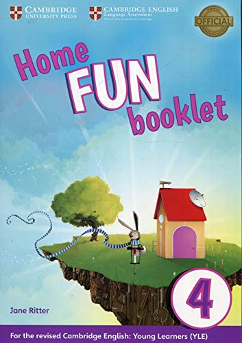 Storyfun" Level 4 booklet cover with floating island and whimsical illustrations.