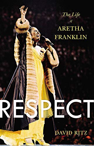Book cover featuring Aretha Franklin performing with a microphone.