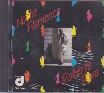 CD case for “Noche Flamenca” by Riva Roberto, featuring a guitarist.