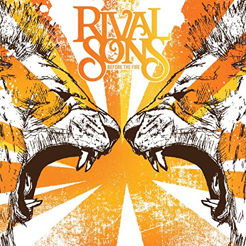 Rival Sons album cover: two lion faces with orange and white bursts.