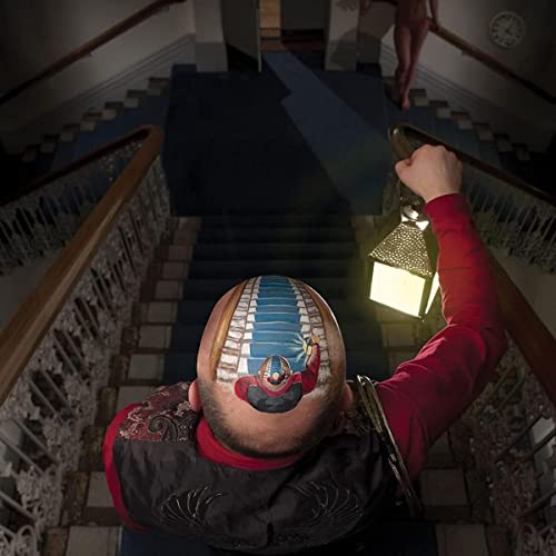 Album cover for Rival Sons’ “Pressure & Time” featuring a man with head art.