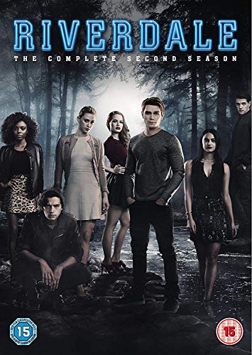Riverdale Season 2 DVD cover featuring six young adults in a forest.