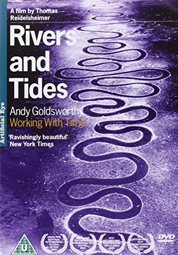DVD cover for “Rivers and Tides” featuring a winding stone sculpture.