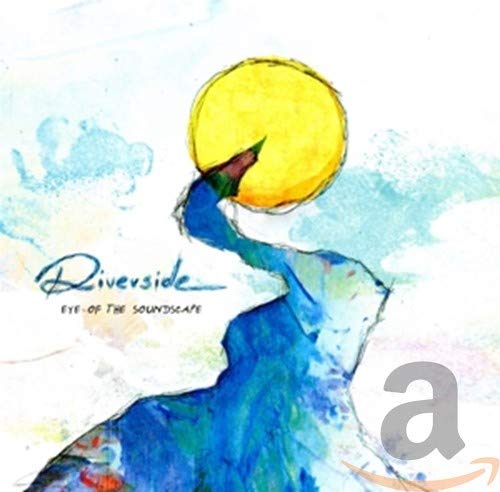 CD cover: abstract blue and yellow watercolor painting, "Riverside" text.