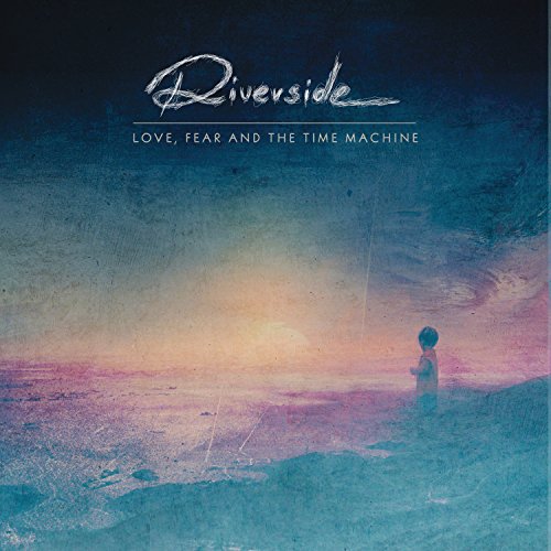 CD cover: Riverside’s “Love, Fear and the Time Machine” with a lone figure.