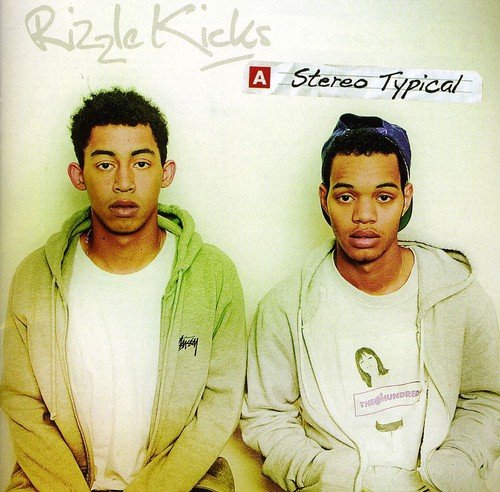 CD cover for Rizzle Kicks’ “Stereo Typical” featuring two young men.