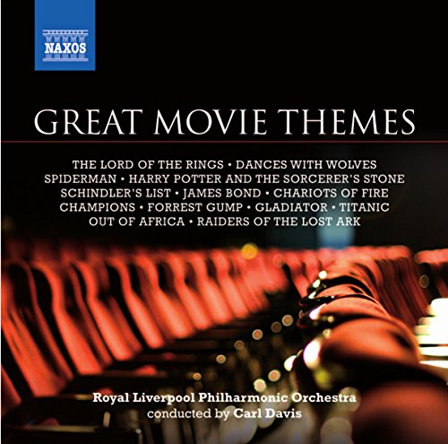 CD cover for "Great Movie Themes" by the Royal Liverpool Philharmonic.