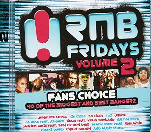 CD cover for “RNB Fridays Vol 2” featuring artist portraits.
