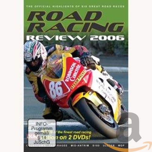 DVD cover for “Road Racing Review 2006” featuring a motorcycle racer.