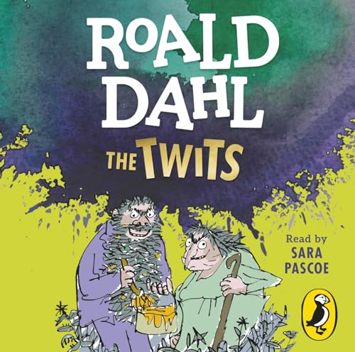 Book cover for "The Twits" by Roald Dahl, featuring illustrated characters.