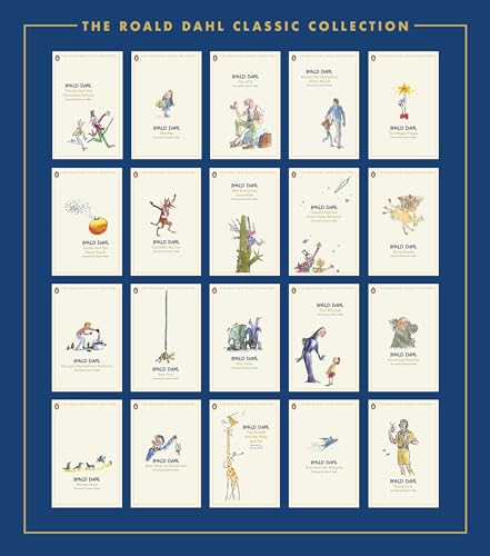 Book cover for "The Twits" featuring illustrated scenes in a grid pattern.