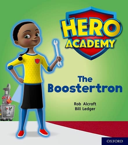 Book cover: girl with wrench, robot, and "Hero Academy" title.