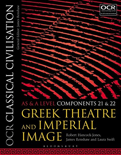 Textbook cover: "Classical Civilisation" with Greek theatre and imperial imagery.
