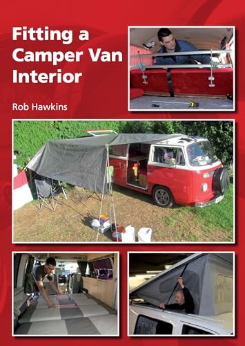 Book cover showing camper van conversions and interior work.