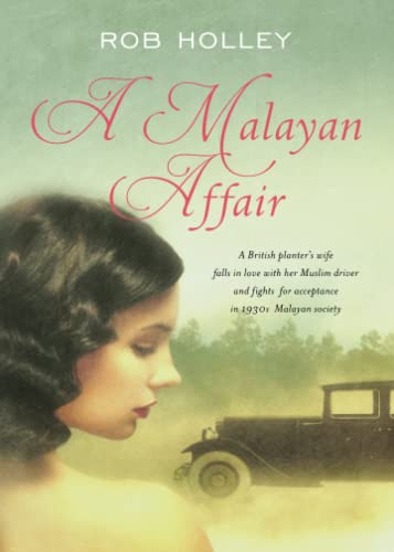 Book cover: woman in profile, vintage car, green and pink tones.