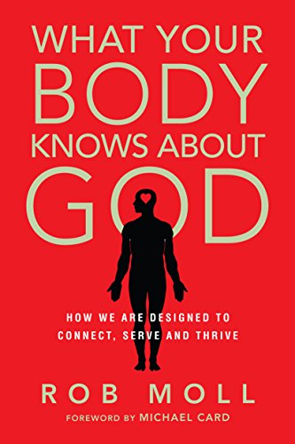 Book cover with red background, silhouette of a person with a heart.