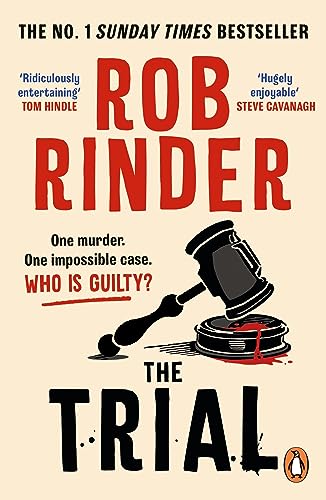 Book cover with gavel on a block and blood, title and author in bold letters.