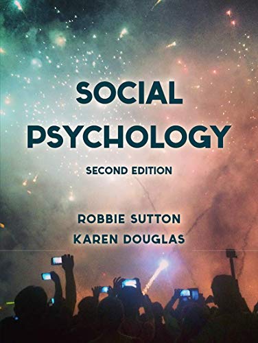 Book cover for "Social Psychology" second edition with a crowd scene.