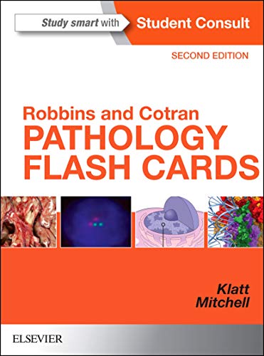 Cover of Robbins and Cotran Pathology Flash Cards, second edition.