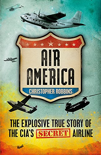 Book cover featuring the title Air America, airplanes, and helicopters against a textured background.