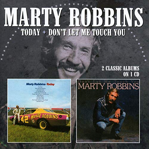 CD cover featuring Marty Robbins with two smaller album covers below his portrait.