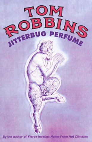 A perfume bottle with a simple elegant design and Jitterbug branding on the label.