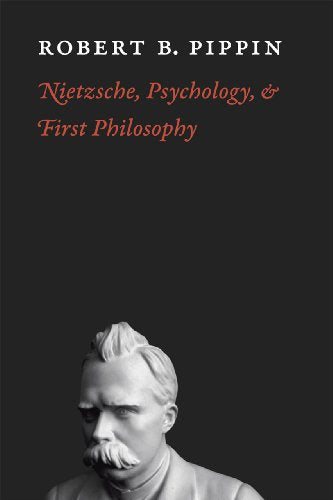 Book cover featuring a bust of Friedrich Nietzsche and red text.