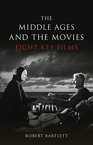 Book cover: “The Middle Ages and the Movies” with figures playing chess.