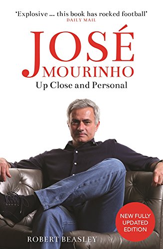 Book cover featuring Jose Mourinho sitting in a leather chair against a white background.