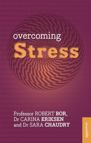 Book cover: "Overcoming Stress" with spiral design and author names.