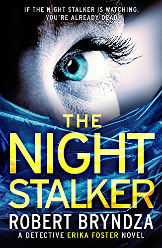 Book cover: close-up of an eye with the title “The Night Stalker.”
