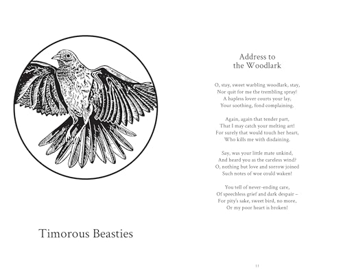 A black and white line drawing of a bird inside a circle next to text.