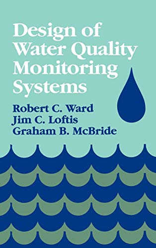 Book cover: "Design of Water Quality Monitoring Systems" with a water droplet.