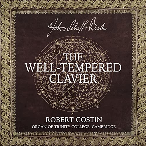 CD cover for Bach’s “The Well-Tempered Clavier” performed by Robert Costin.