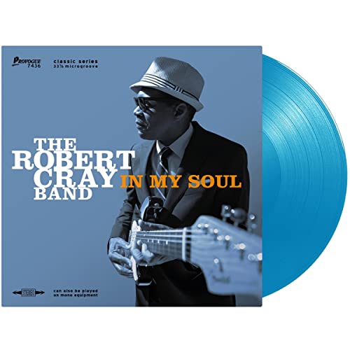 Robert Cray Band In My Soul album cover with a blue vinyl record.