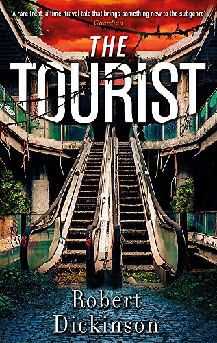 Book cover: “The Tourist” depicts abandoned escalators in a decaying building.