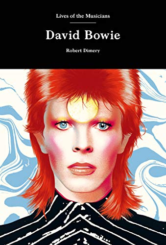 Book cover featuring a portrait of David Bowie with red hair.