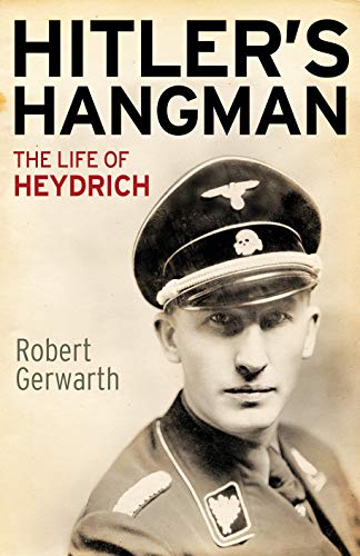 Book cover featuring a portrait of Reinhard Heydrich in a Nazi uniform and cap.
