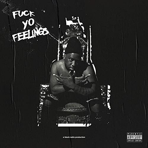 Robert Glasper album cover: man on throne, dark and textured background.