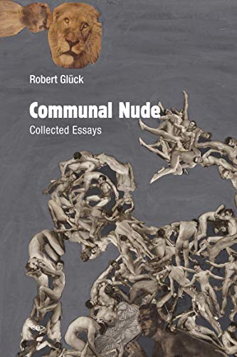 Book cover with nude figures, a lion, and text: "Communal Nude.