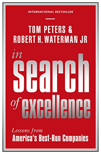 Book cover for In Search of Excellence by Tom Peters and Robert H. Waterman Jr.