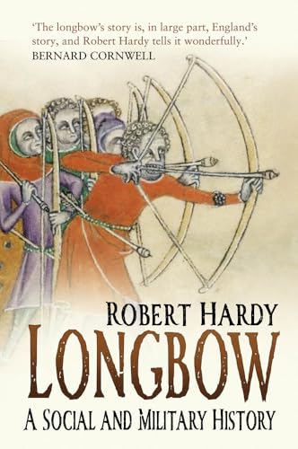 Book cover depicting medieval archers with longbows, titled "Longbow.