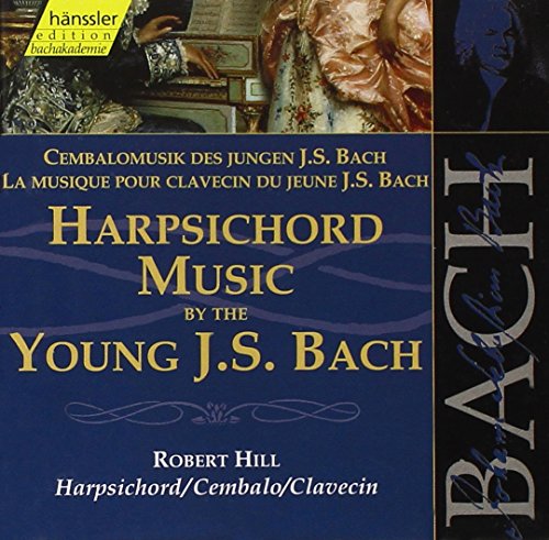 CD cover for Robert Hill’s harpsichord performance of young J.S. Bach’s music.