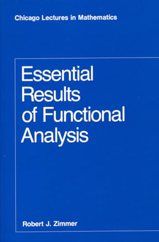 Blue book cover with white text: "Essential Results of Functional Analysis.