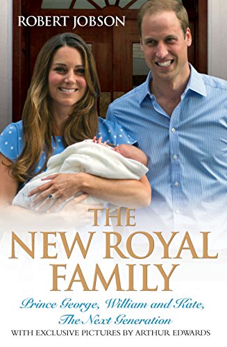 Book cover featuring Prince William, Kate Middleton, and baby Prince George.