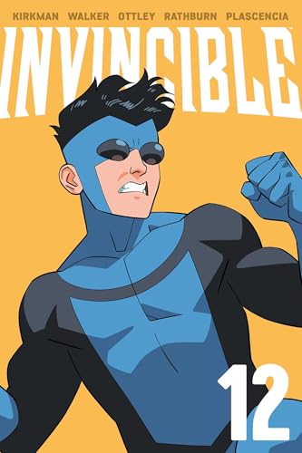 Invincible Vol. 12 cover: Superhero in blue suit, yellow background.