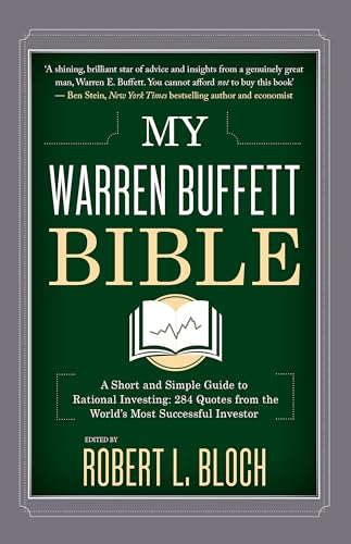 Dark green book cover with white text: "My Warren Buffett Bible.